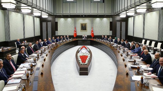 Bakanlar Kurulu Erdoğan başkanlığında toplandı
