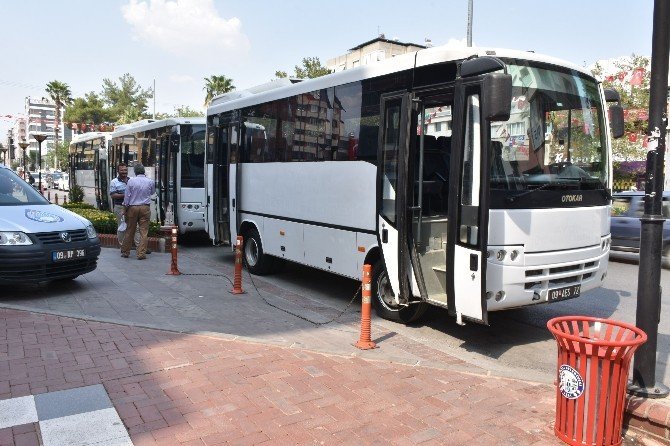 Büyükşehire verilen 3 otobüs Nazilli Belediyesi’ne devredildi