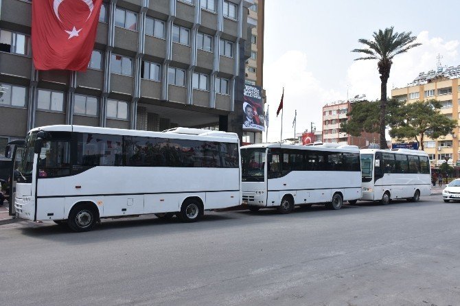 Büyükşehire verilen 3 otobüs Nazilli Belediyesi’ne devredildi