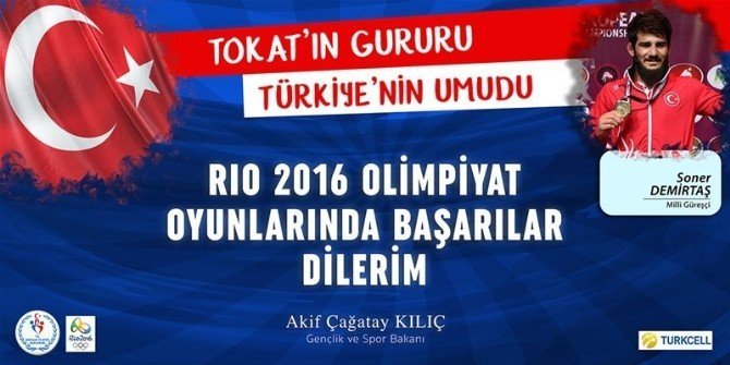 Rio Olimpiyatları’nda Tokat’ın ve Türkiye’nin gururu olacaklar