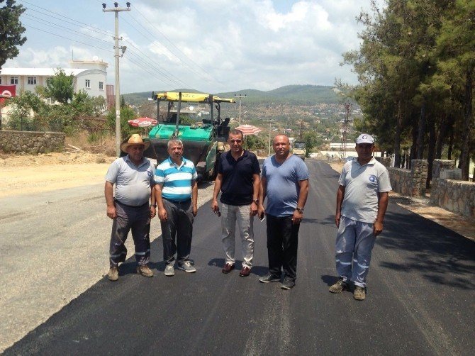 Türkler-Akdam arasına sıcak asfalt