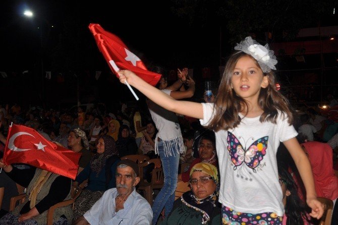 Bayır Bucak Türkmenleri de demokrasi nöbetine destek verdi
