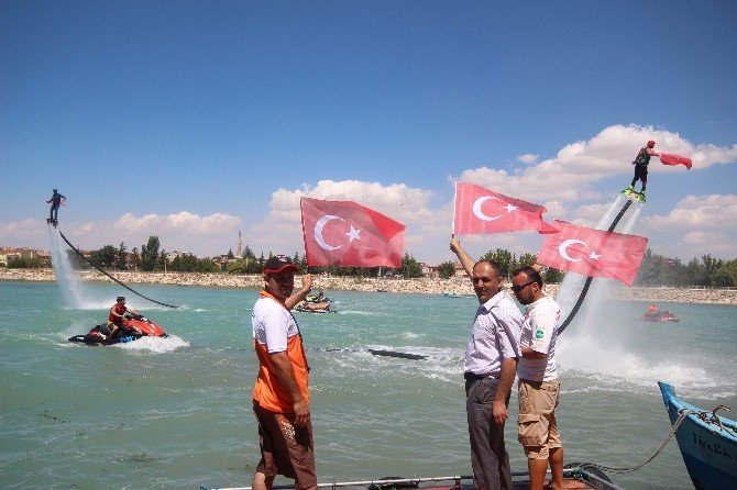 Türkiye Su Jeti Şampiyonası 4. ayağı Beyşehir’de başladı