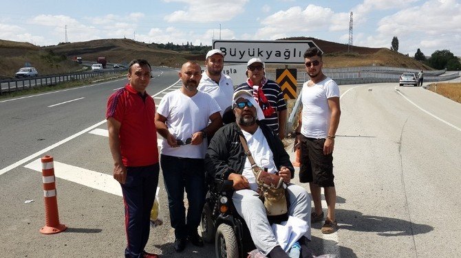 Erdoğan ile görüşmek için yaya olarak 100 kilometre yol kat ettiler