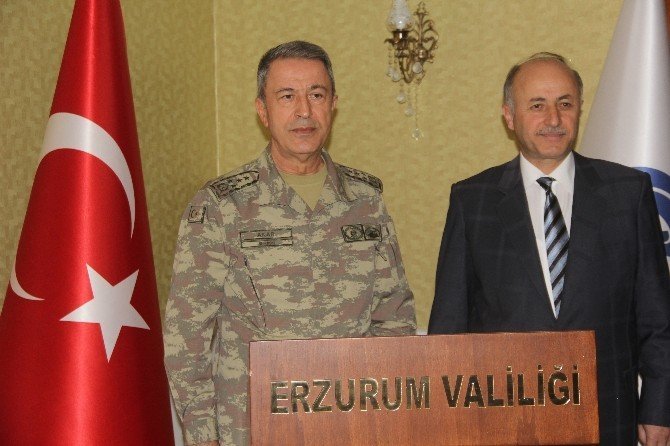 Genelkurmay Başkanı Orgeneral Akar, Erzurum’da