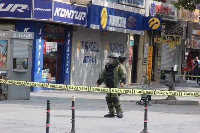 Konya’da bomba süsü verilmiş kutu paniği