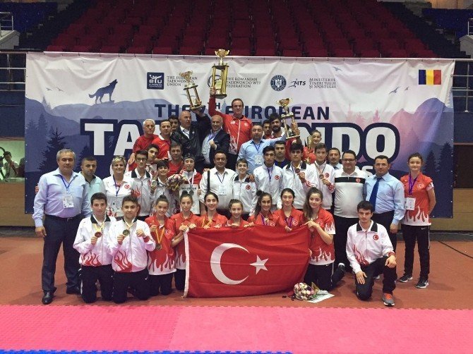 Avrupa Yıldızlar Taekwondo Şampiyonası’na Türkiye damgası