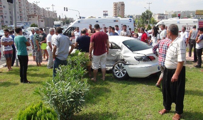 Mersin’de trafik kazası: 4’ü ağır 9 yaralı
