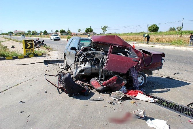 Manisa’da kaza: 1 ölü, 4 yaralı