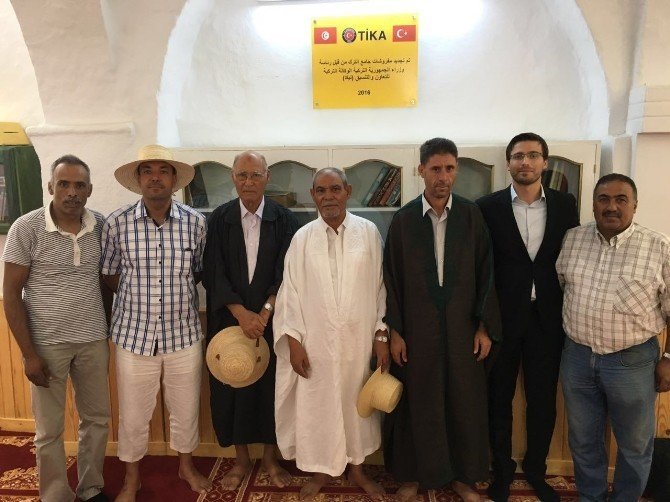 TİKA’dan Tunus’un Cerba adasındaki tarihi Türk Camisine donanım desteği
