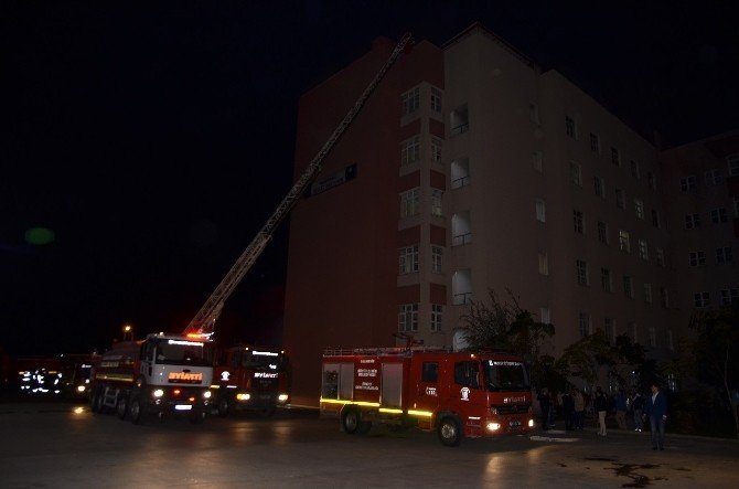 Bandırma Devlet Hastanesi’nde yangın
