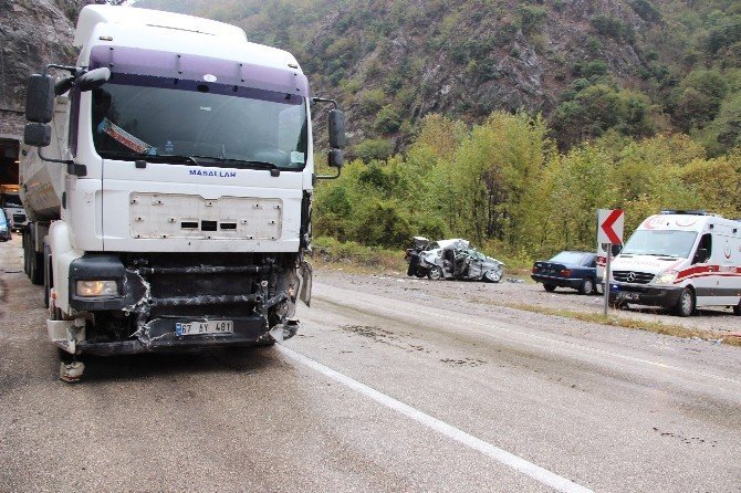 Karabük’te trafik kazası: 1 ölü, 2 yaralı