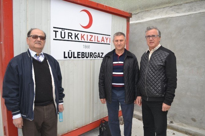 Türk Kızılayı Lüleburgaz Şubesi’ne çok amaçlı konteyner