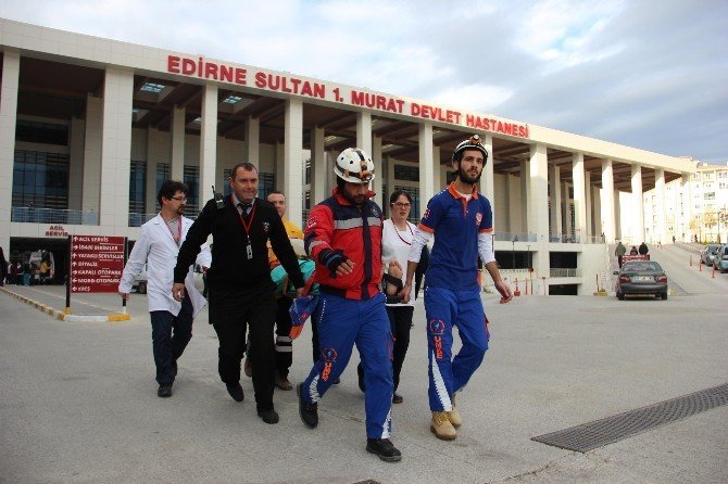 400 yataklı devlet hastanesinde 6.5’luk deprem tatbikatı
