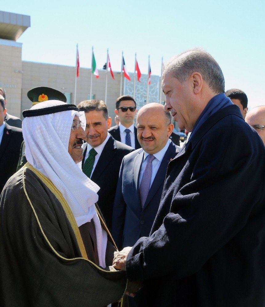 Cumhurbaşkanı Erdoğan Kuveyt Emiri Al Sabah’ı uğurladı