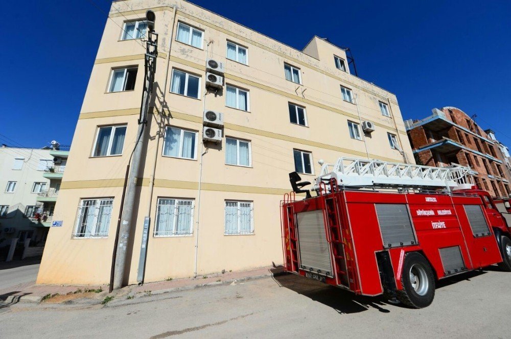 Antalya’da kapatılan FETÖ yurdunda yangın