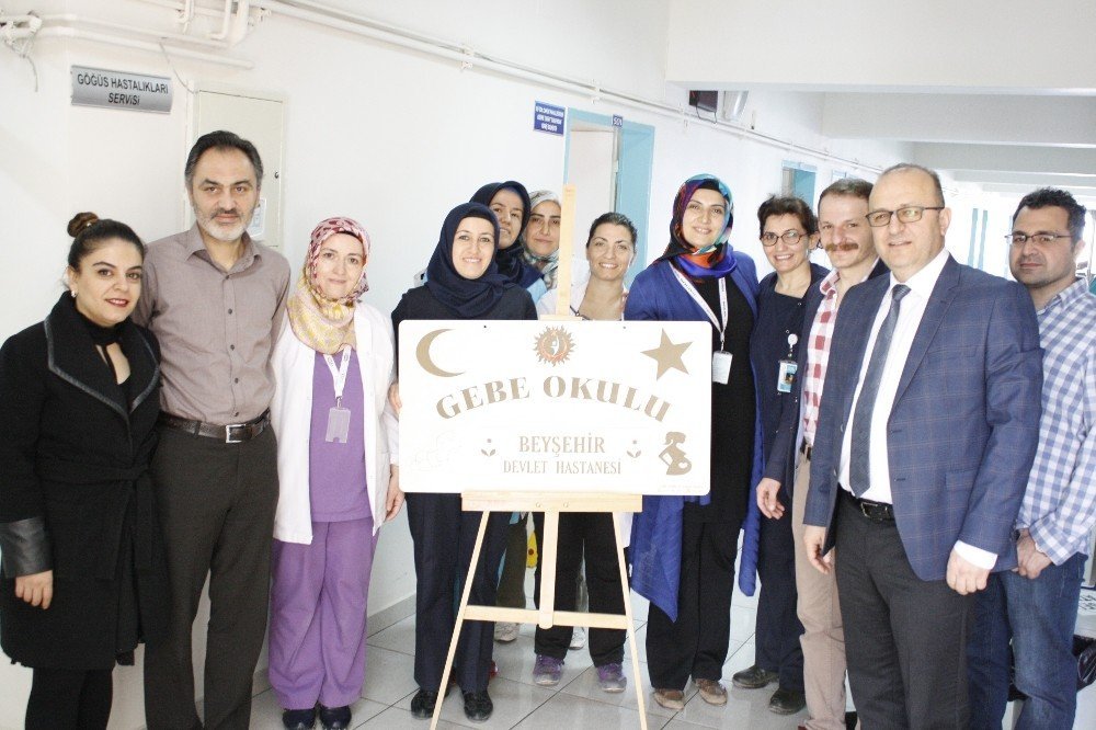 Beyşehir’de gebe okulu açıldı