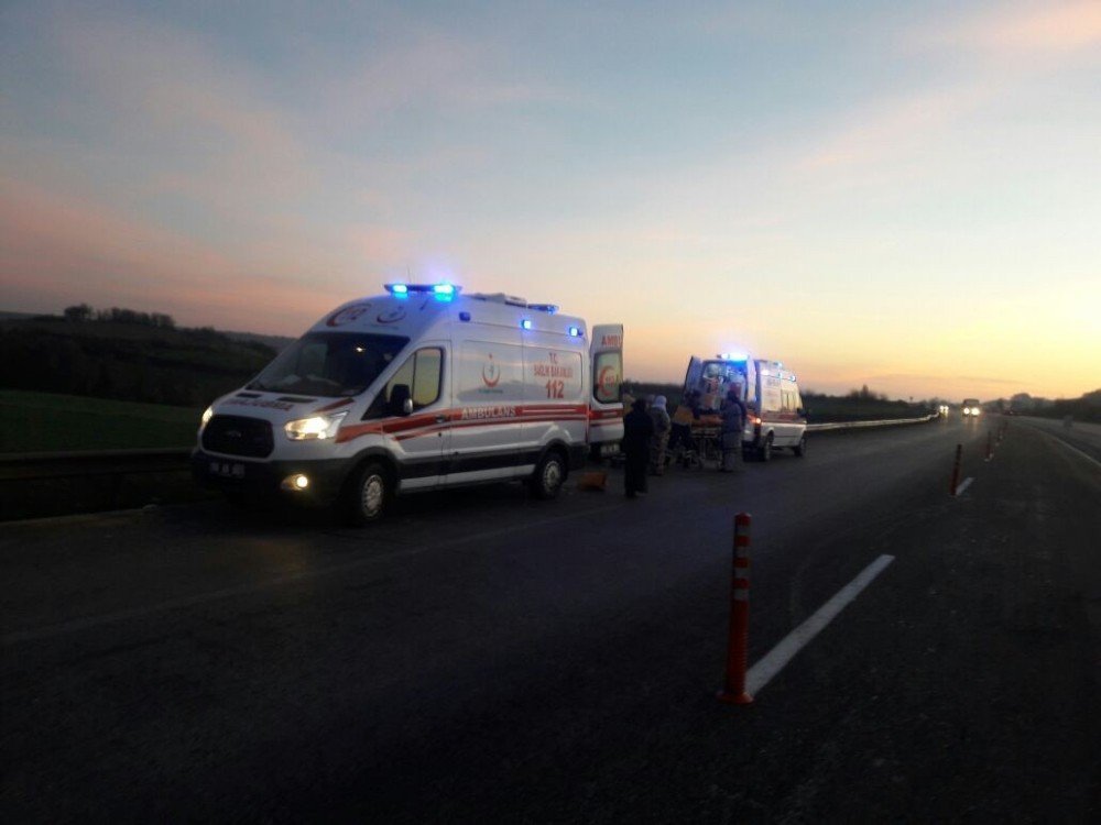 Çanakkale-İstanbul yolunda iki ayrı kaza