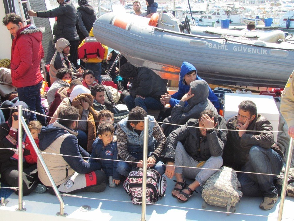 Çeşme’de bir günde 117 göçmen kurtarıldı