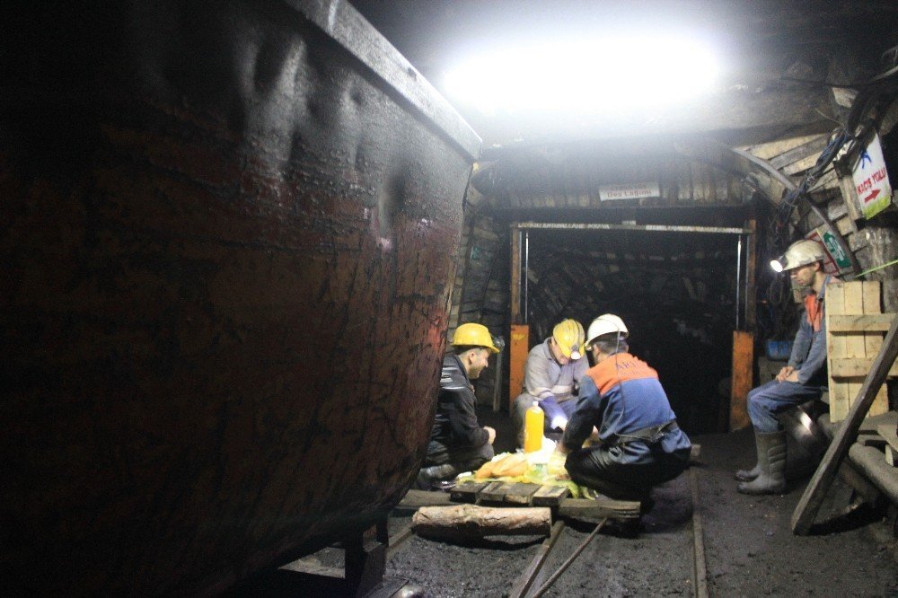 Zonguldak’ta yerin 200 metre altında ilk sahur