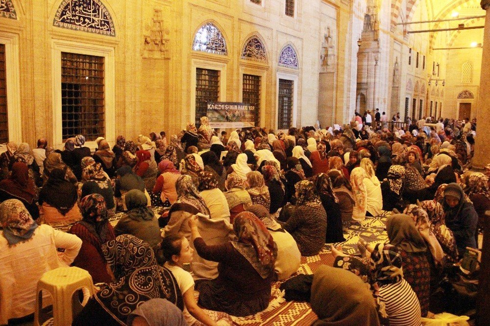 Kadir Gecesi’nde Selimiye Camii doldu taştı