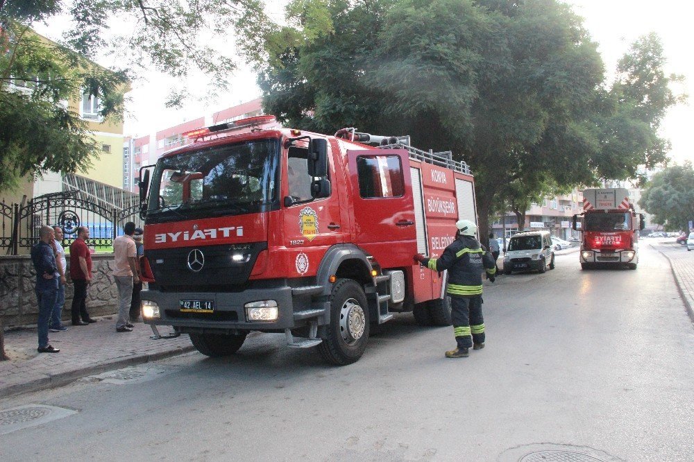 Konya'da çocukların attığı torpil okulu yakıyordu