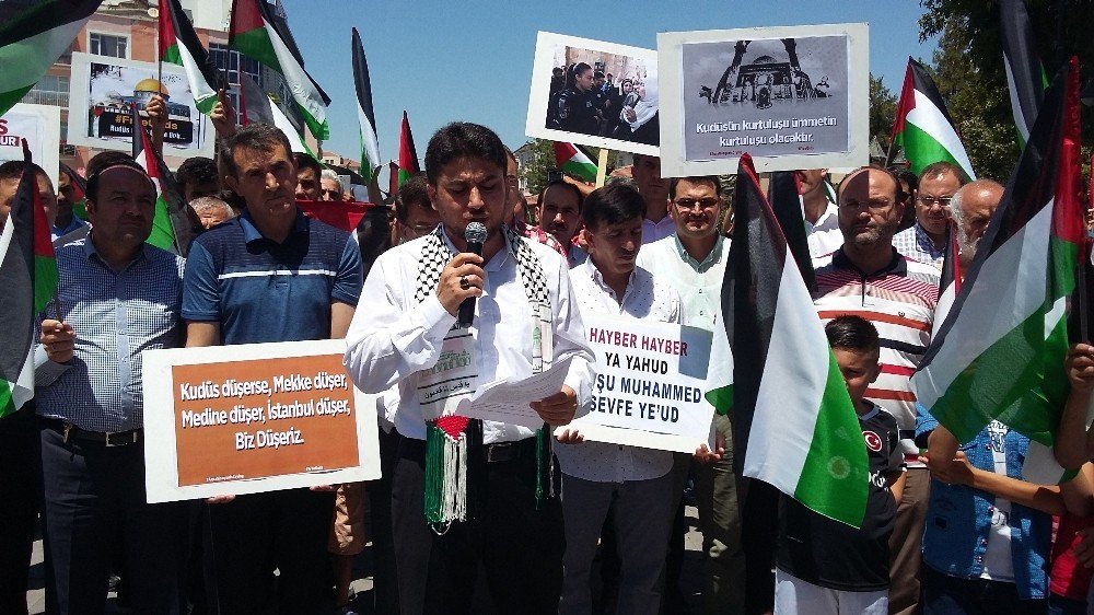 Karamanlı STK’lardan İsrail’e Mescid-i Aksa protestosu
