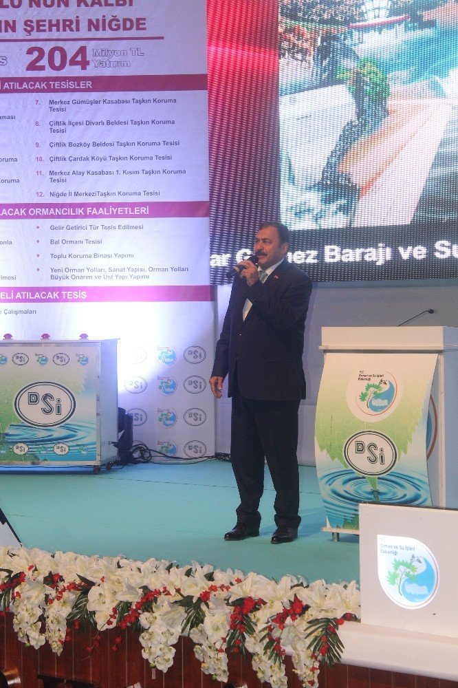 Bakan Eroğlu 204 milyon TL’yi bulan 14 tesisin temelini attı