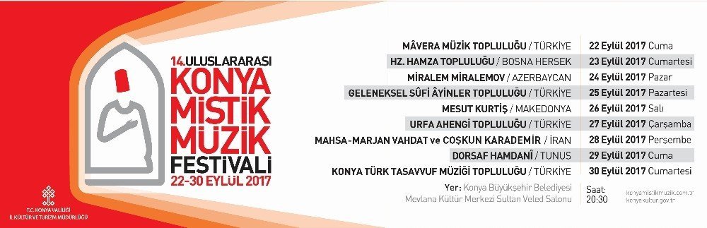 14. Uluslararası Konya Müzik Festivali Başlıyor
