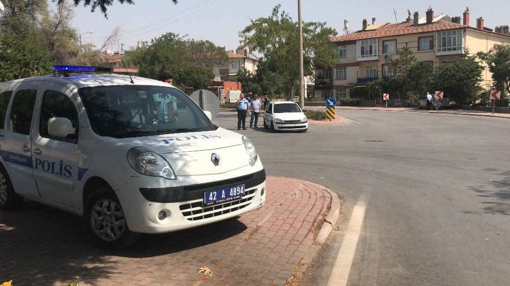 Konya'da ehliyetsiz sürücü ile polis arasında kovalamaca!