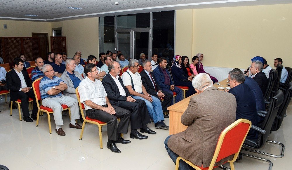 Meram’da halk toplantıları sürüyor