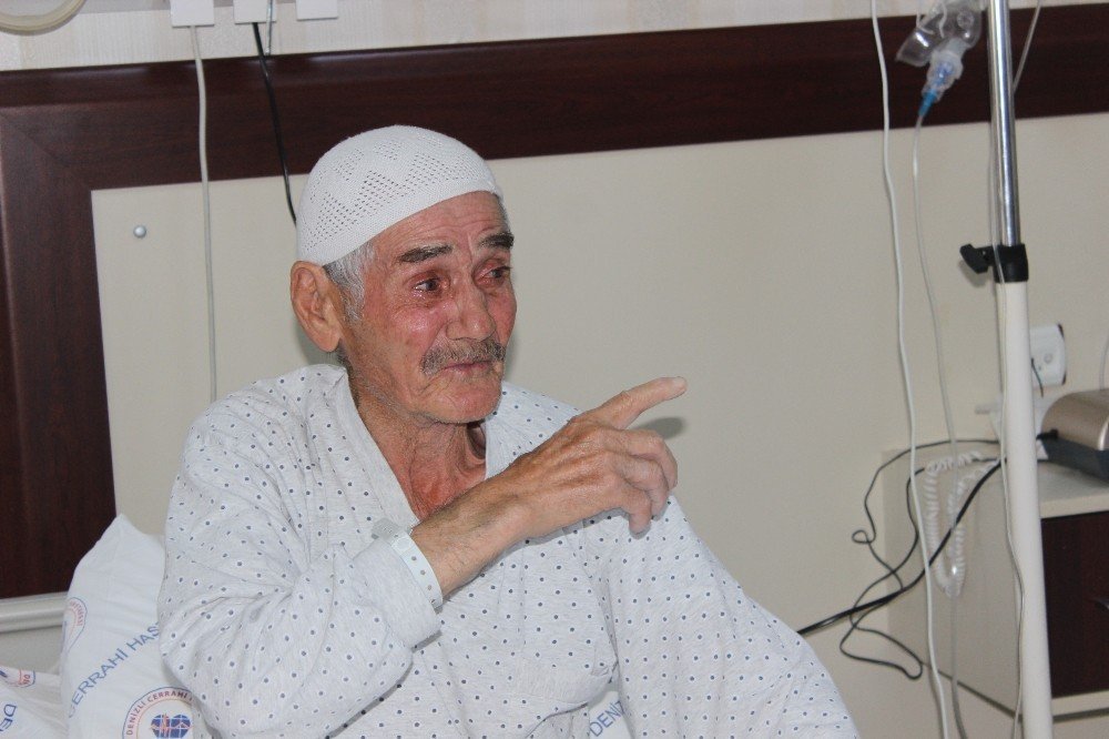 80 yaşındaki adamın cesareti doktoru ameliyata ikna etti