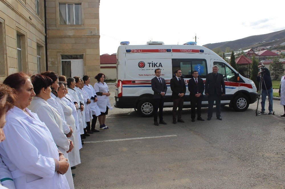 Azerbaycan’da acil tıbbi yardım altyapısına TİKA desteği