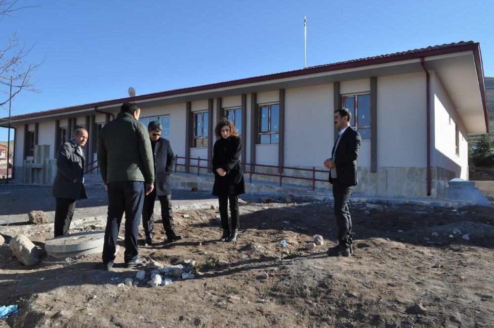 Kulu’da 4 derslikli yeni okul inşaatında sona gelindi