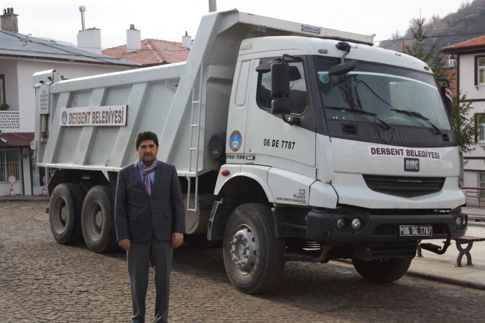 Derbent’e Keçiören Belediyesinden kamyon desteği