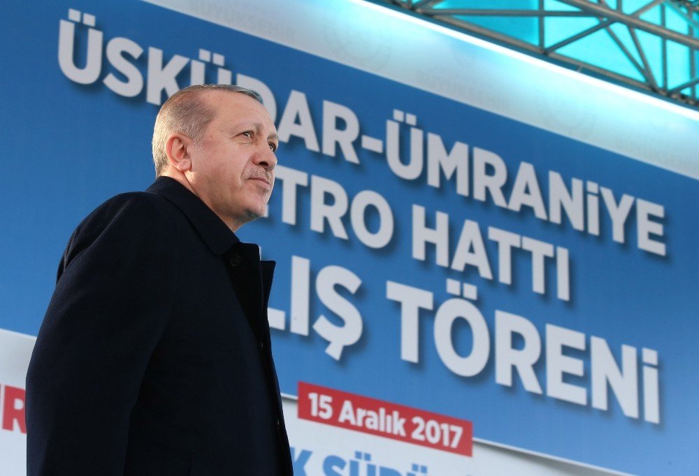 Türkiye’nin sürücüsüz ilk metro hattını Cumhurbaşkanı Erdoğan test etti