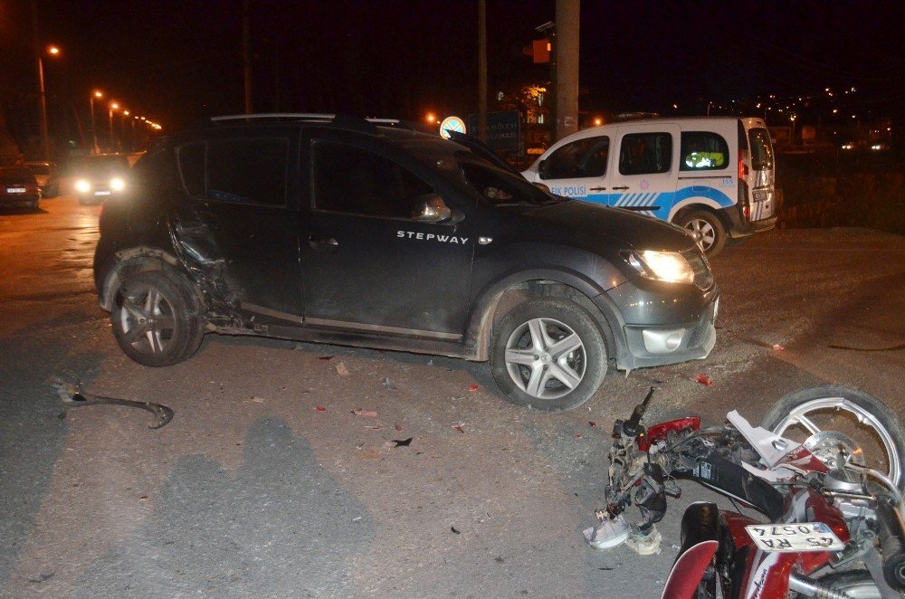 Manisa’da trafik kazası: 1 yaralı