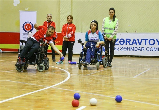 TİKA Azerbaycan’da boccia engelli sporunun gelişimine destek oluyor