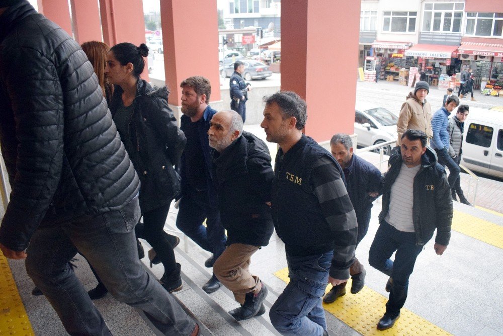 Terör propagandası yapan 6 HDP’li yönetici adliyeye sevk edidli