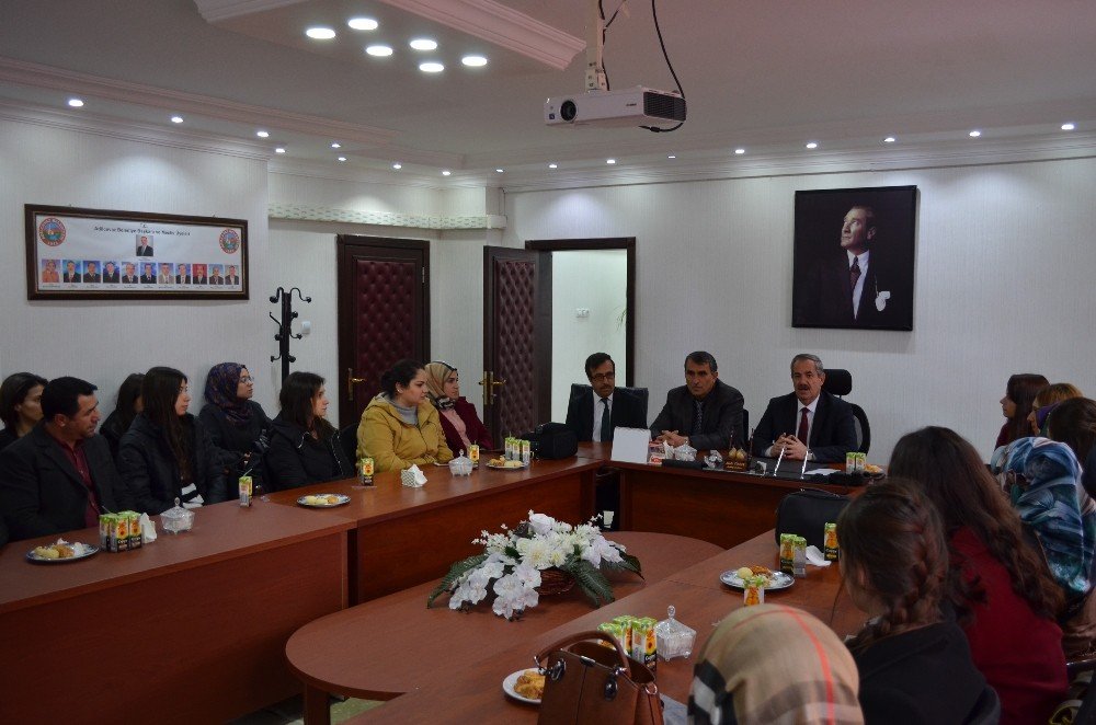 Öğretmenlerden Başkan Necati Gürsoy’a ziyaret