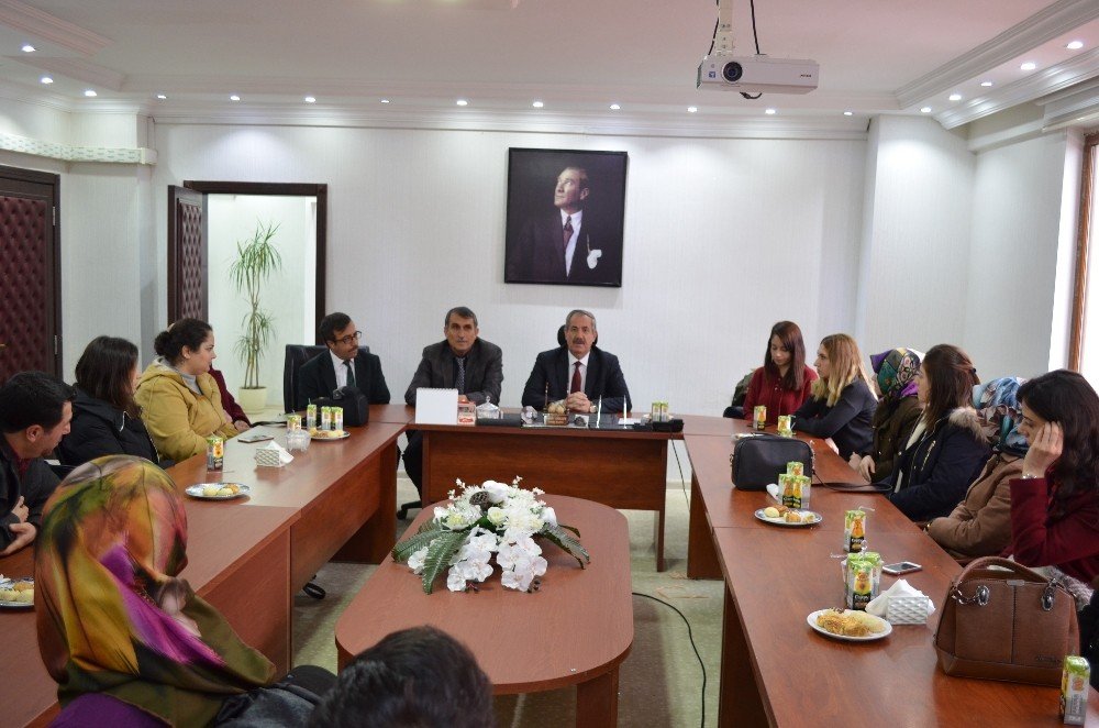 Öğretmenlerden Başkan Necati Gürsoy’a ziyaret