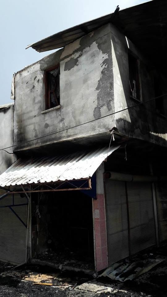 Osmaniye’de çıkan yangında bir iş yeri ve dört ev yandı