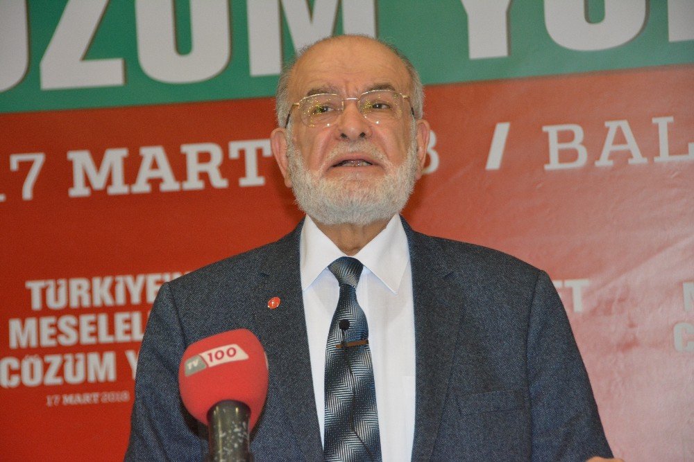 SP Genel Başkanı Karamollaoğlu, Balıkesir’de partililerle buluştu
