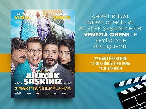 Ahmet Kural ve Murat Cemcir,  VeneziaCinens Sinemaları’nda izleyicileriyle buluşuyor