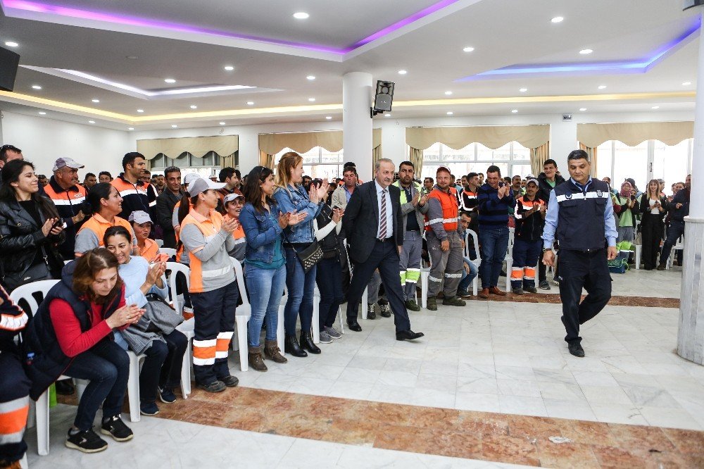 Belediye personelinden Başkan Atabay’a tam destek