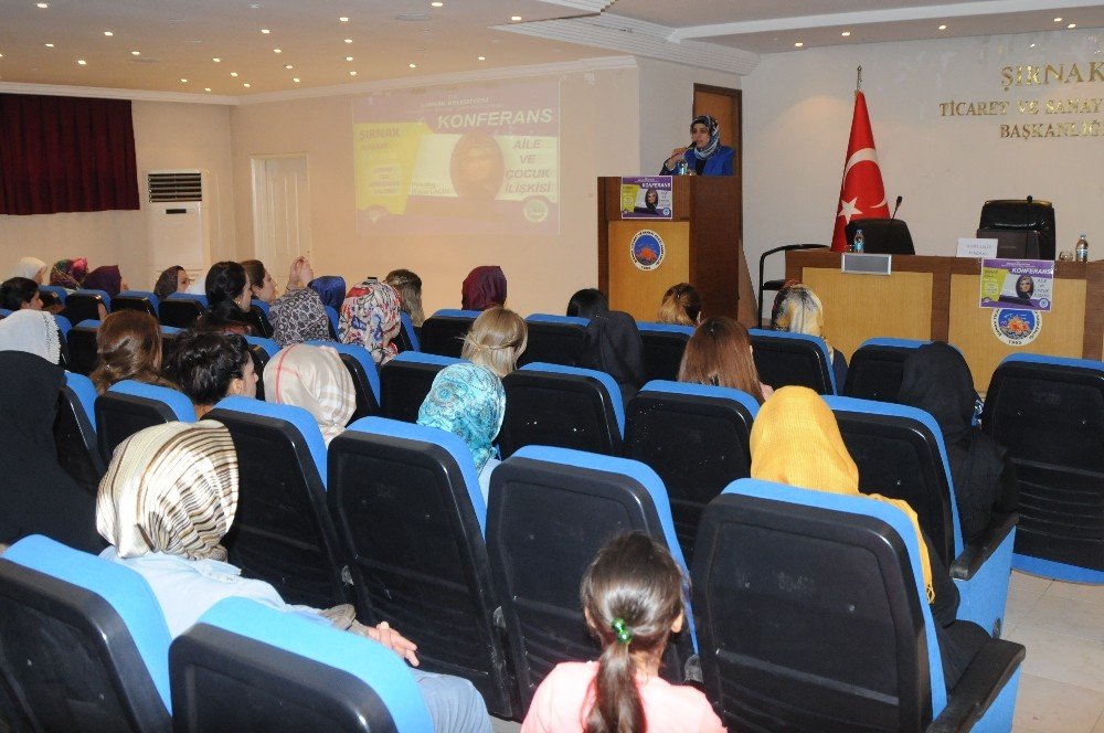Şırnak Belediyesi “Aile Ve Çocuk İlişkisi” konulu konferans düzenledi