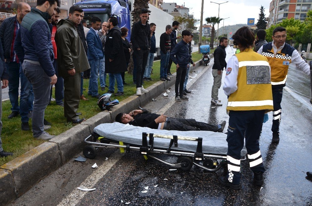 Milas’ta kaza; 1 yaralı