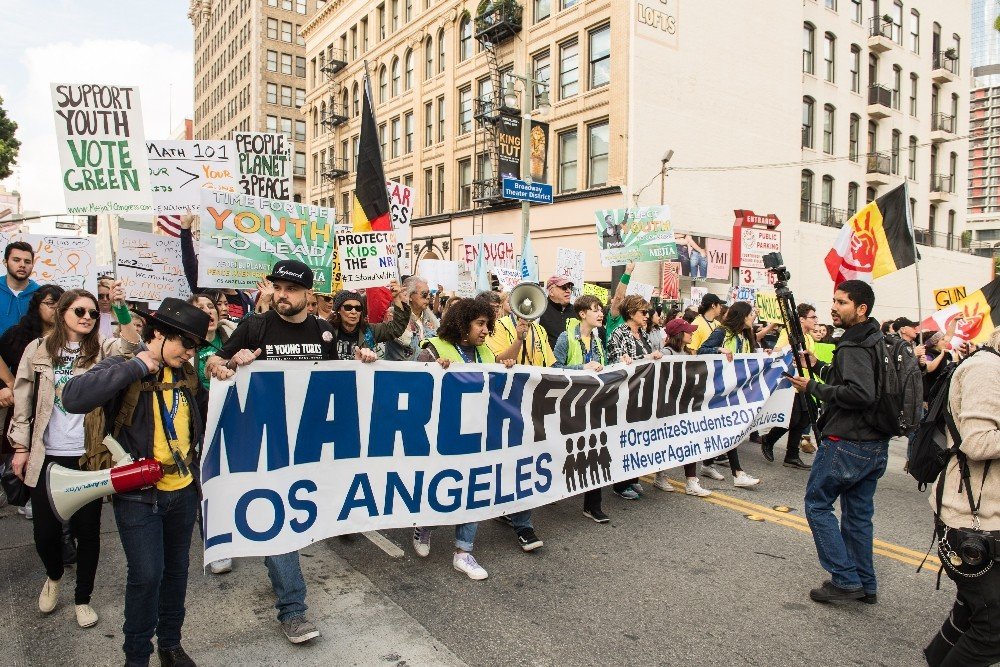 Amerika genelinde yapılan ’Yaşamlarımız İçin Yürüyüş’ etkinliği Los Angeles’ta da gerçekleşti