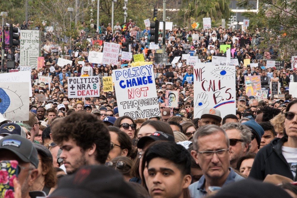 Amerika genelinde yapılan ’Yaşamlarımız İçin Yürüyüş’ etkinliği Los Angeles’ta da gerçekleşti