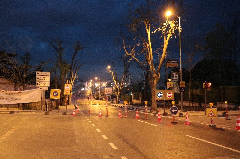 Tıbbiye caddesi trafiğe kapatıldı